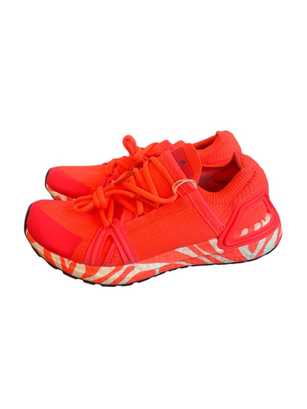 No TAGS.  Stella McCartney UltraBoost 20 Neon Orange Running Shoes GX6316 Women